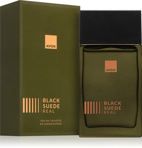 Parfumuri barbati - Apă de toaletă Avon Black Suede Real pentru bărbați 100 ml – parfum lemnos-aromatic cu note de bergamotă, lavandă și mosc, pentru bărbatul autentic, puternic și încrezător