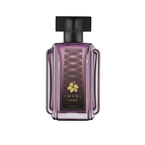 Apa de toaletă Avon Imari Corset pentru femei, 50 ml, floral-fructată-gourmand, cu note de zmeură, trandafir și cacao [1]