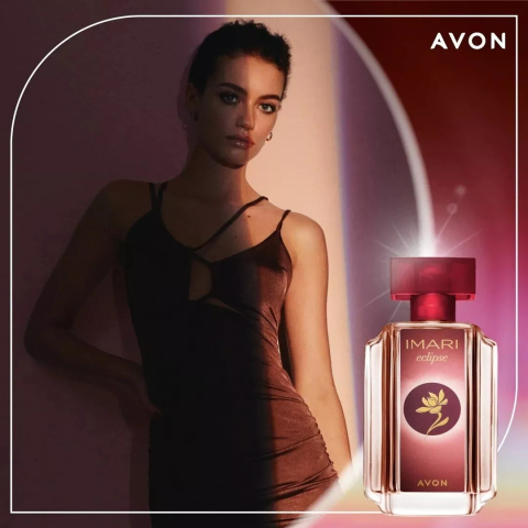 Apa de toaletă Avon Imari Eclipse pentru femei, 50 ml, floral-fructată-chypre, cu note de piper roz, pere şi bergamotă în deschidere, floare de portocal tuberoză şi bujor în inimă, bază de patchouli, [7]