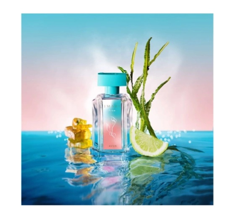 Apa de toaleta Avon Imari Free pentru femei, 50 ml, chypre-floral-fresh, cu note de bergamota siciliana, pere, alge marine, bujor, lalea de apa, cashmeran si ambra [2]