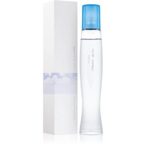PARFUMURI & SETURI - Apa de toaleta Avon Summer White 50 ml – floral, fructata, pentru femei, cu note delicate de frezie, iasomie si mosc, perfecta pentru o senzatie de prospetime si eleganta zilnica