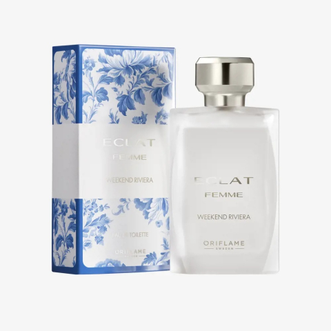 Parfumuri - Apă de toaletă Oriflame Eclat Femme Weekend Riviera 50 ml – eleganță pariziană, prospețimea soarelui mediteranean și feminitate atemporală