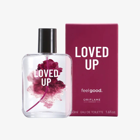 Parfumuri femei - Apă de toaletă Oriflame Loved Up Feel Good 50 ml – dulce-picant, energie bună şi rafinament feminin