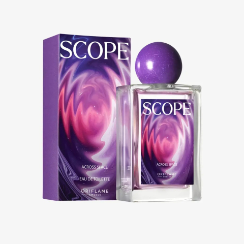 Parfumuri Unisex - Apă de toaletă Oriflame Scope Across Space 50 ml – călătorie olfactivă între metal, mosc și infinit