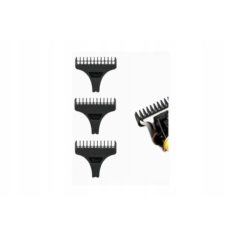 Aparat de tuns, indicator baterie LCD, incarcare USB, autonomie 2h, accesorii incluse, negru [2]