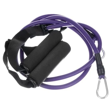 Aparat multifunctional pentru flotari cu 2 corzi de rezistenta, placa pliabila pentru antrenament complet, manere ergonomice, sistem codificat pe culori [4]