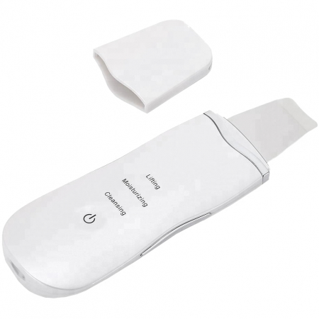 Aparate ingrijire personala - Aparat ultrasonic de curatare faciala si masaj relaxant/antiaging cu ultrasunete - Alb