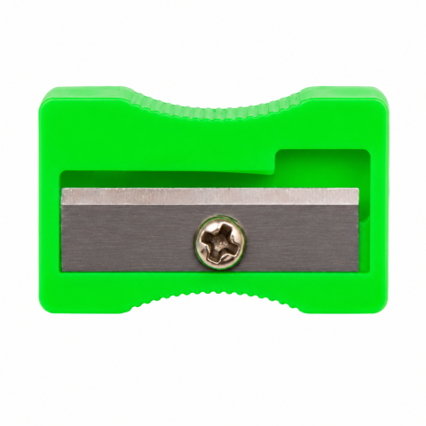 Ascutitoare compacta pentru creioane, verde, 3 x 2 x 1.2 cm, cu lama din otel inoxidabil, pentru creioane standard, rechizite scoala si birou [1]