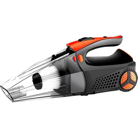 Aspiratoare auto - Aspirator auto 3in1, 12-24V, cu compresor si lanterna LED, lungime cablu 3,5 m - Negru