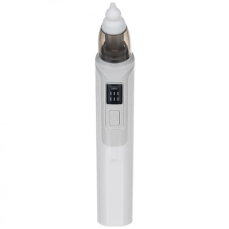Aspirator nazal electric pentru bebelusi,cu capact de silicon si cablu incarcare inclus - Alb [6]