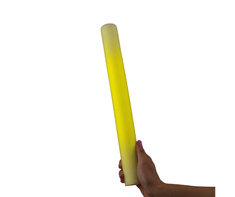 Bagheta cu iluminare LED pentru petreceri, evenimente, spectacole, lungime 47 cm, galben [2]