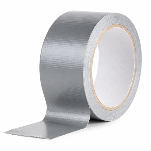 CASA & GRADINA - Banda adeziva tehnica gri 48 mm x 10 m, armata si rezistenta la apa, pentru reparatii