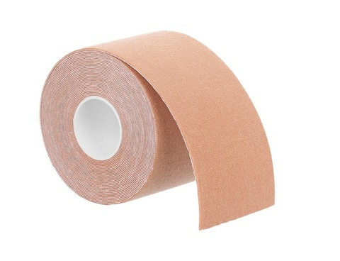 Banda modelatoare pentru sustinerea bustului, 5 m x 5 cm, extensie 180%, impermeabila, 10 protectii pentru mameloane [1]