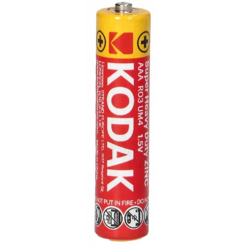 Diverse - Baterie Kodak AAA, Super Heavy, 1.5v - Rosu