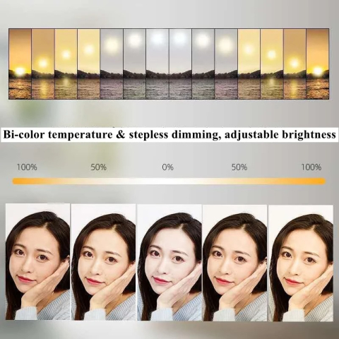 Bec foto, E27, 150 W, lumina 2700-7500K, telecomanda inclusa [6]