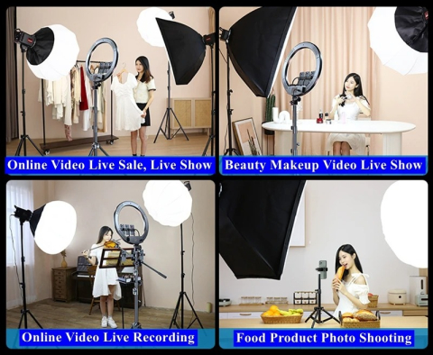 Bec foto, E27, 150 W, lumina 2700-7500K, telecomanda inclusa [5]