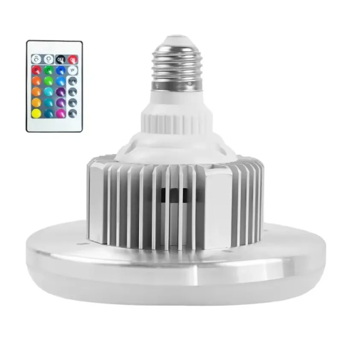 Bec foto LED, RGB, E27, 50 W, telecomanda inclusa [2]