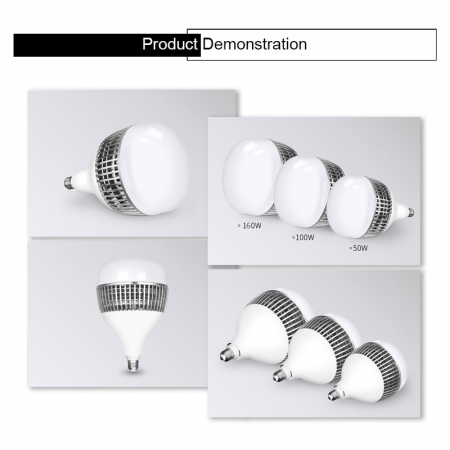 Bec foto LED 100W 6400K - lumina continua rece,fasung E27 [1]