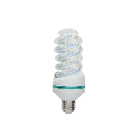 Bec LED, 5W, spiralat, soclu E27, alb rece [3]