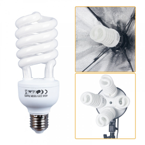 Becuri & Accesorii - Bec lumina difuza E27 220v 5500k 45W, pentru studio foto
