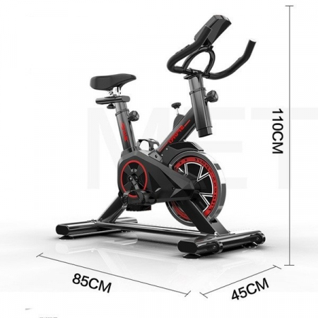 Bicicleta stationare fitness,reglabila,cu volanta,computer afisaj digital,greutate maxima 110 kg [3]