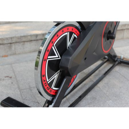Bicicleta stationare fitness,reglabila,cu volanta,computer afisaj digital,greutate maxima 110 kg [4]