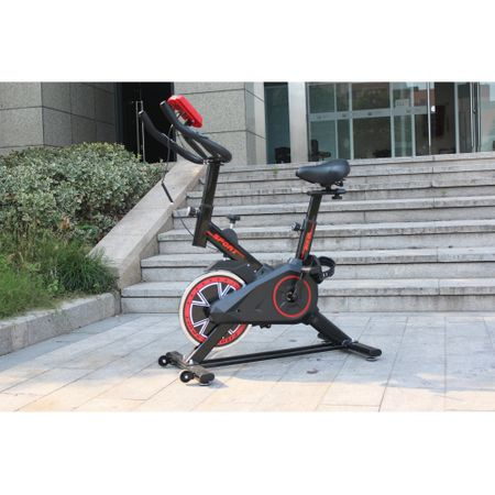 Bicicleta stationare fitness,reglabila,cu volanta,computer afisaj digital,greutate maxima 110 kg [5]