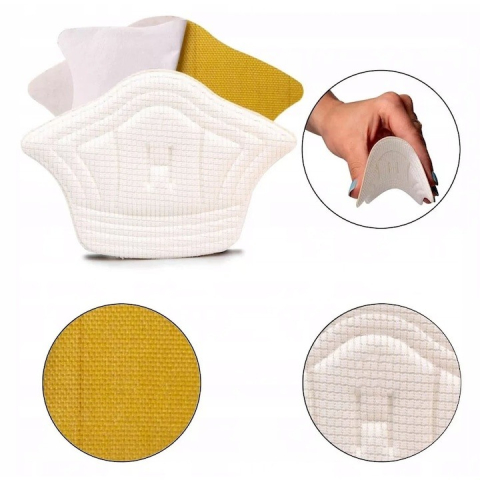 Branturi din spuma pentru calcai, 2 piese, confort sporit, autoadezive, alb [2]