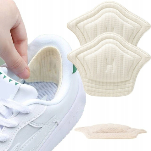 Branturi din spuma pentru calcai, 2 piese, confort sporit, autoadezive, alb [4]