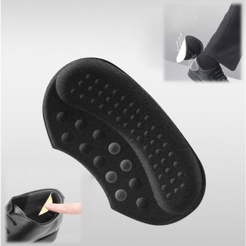 Branturi pentru Incaltaminte, din Spuma, Universal, Protectie Calcai, Reglare Numar, 6 mm Grosime, Adeziv, Negru [4]