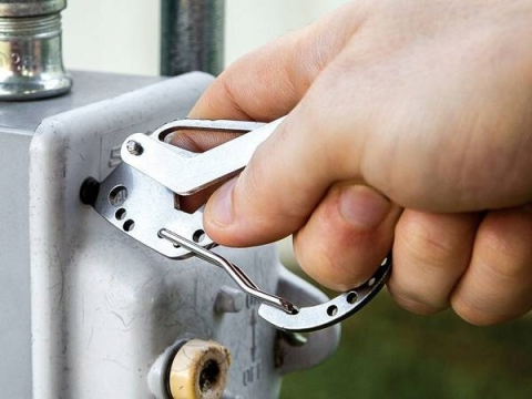 Breloc carabiniera multifunctionala organizator chei, multitool din otel inoxidabil cu surubelnita, deschizator sticle si cheie fixa [10]