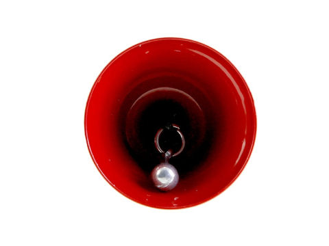 Breloc clopotel „Ring for Sex” rosu cu inel si lant, accesoriu distractiv sonor, inaltime 6.5 cm [4]