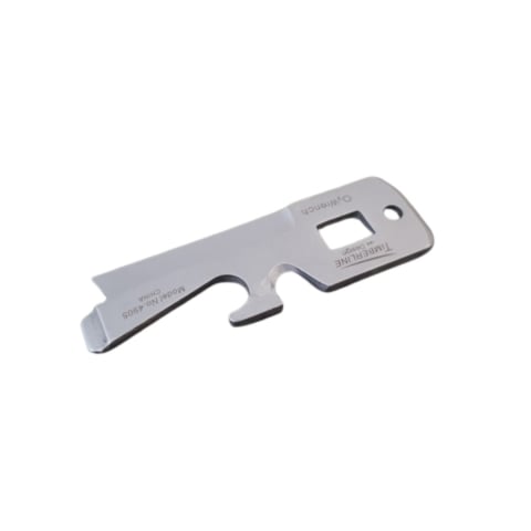 Breloc multifunctional, cutit, desfacator sticle, surubelnita, 8.5 x 3 cm, argintiu [1]