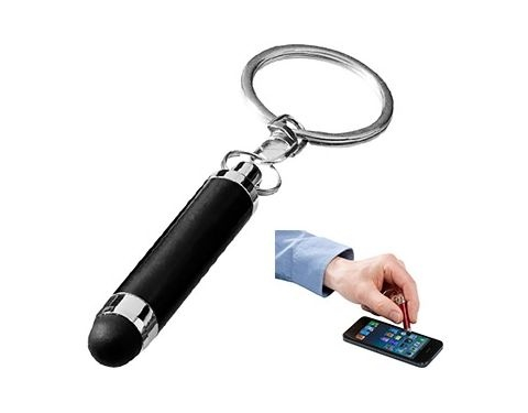 Breloc tip touch pentru ecran, cu varf capacitiv si inel metalic, lungime 9 cm, inel 2.3 cm [6]