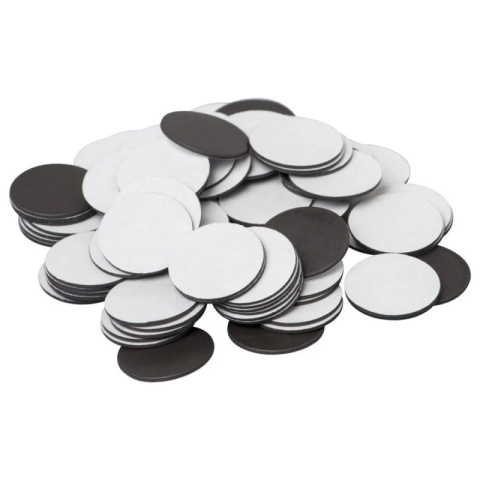 Buline magnetice autoadezive pentru fixare si organizare, set 20 bucati, diametru 38 mm [3]