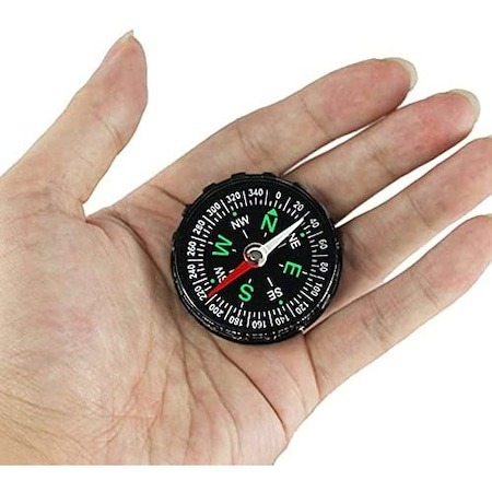 Busola de buzunar, Iso Trade, Plastic, Negru, 45 mm [3]