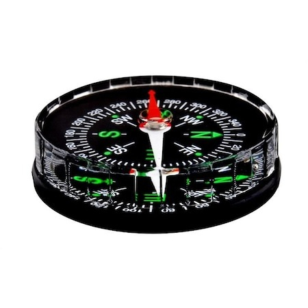 SPORT ȘI ACTIVITĂȚI - Busola de buzunar, Iso Trade, Plastic, Negru, 45 mm