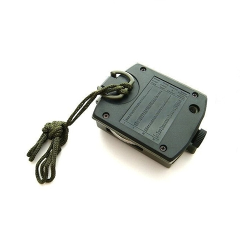 Busola metalica profesionala verde militar, navigatie precisa cu vizor, nivela si cadran lichid, drumetii outdoor, 57 mm [6]