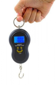 Cantar de mana digital,portabil,masurare 40 kg,precizie 10 gr - Negru [3]