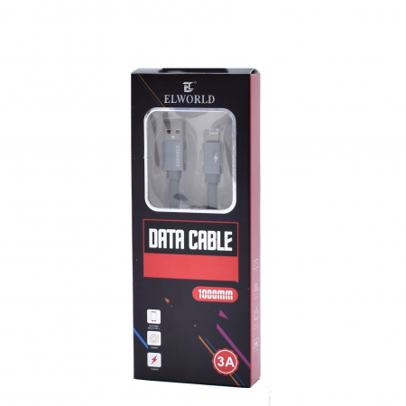 Cabluri USB - Cablu date si incarcare, USB - Iphone,100 cm - Argintiu
