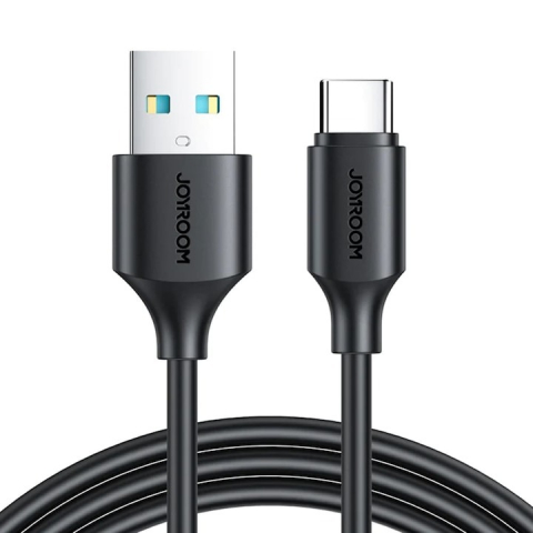 Cabluri USB - Cablu de incarcare rapida si transfer date, USB-A la type C, lungime 1 m, 480 Mbps, negru