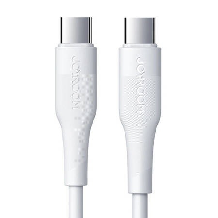 Cabluri USB - Cablu de incarcare si transfer date, 60W, USB tip C la USB tip C, lungime 1.2 m, alb