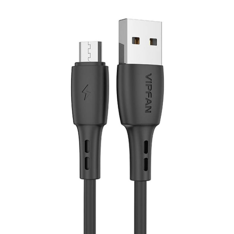 Diverse - Cablu pentru incarcare si transfer date, USB - micro USB, 1 m, 3 A, negru