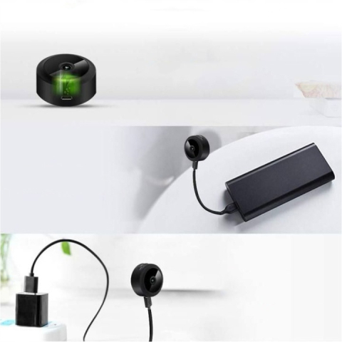 Camera de supraveghere WiFi Full HD 1080p, detectare miscare, suport magnetic 360°, inregistrare pe card microSD, acumulator reincarcabil, negru [7]