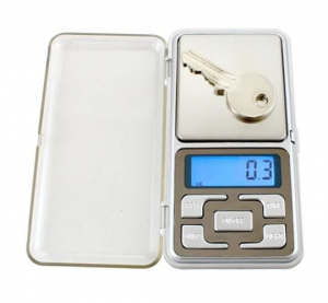 Cantar de buzunar pentru bijuterii,masurare 500 gr,precizie 0,1 gr - Gri [1]
