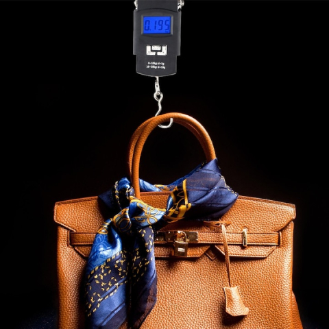 Cantar digital portabil pentru bagaje, 50 kg, functii HOLD si TARE, afisaj LCD, unitati multiple, carlig inox, negru [4]