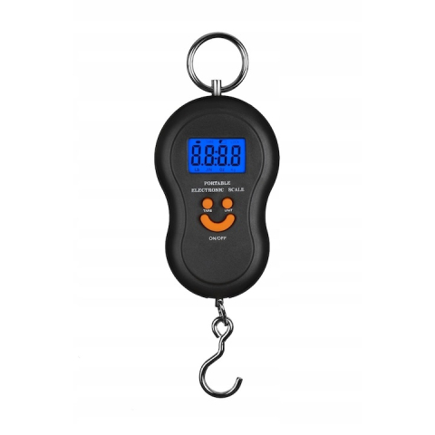 Cantar digital suspendat pentru bagaje si pescuit, capacitate maxima 50 kg, afisaj LCD, functie HOLD, 21 x 7 cm [5]