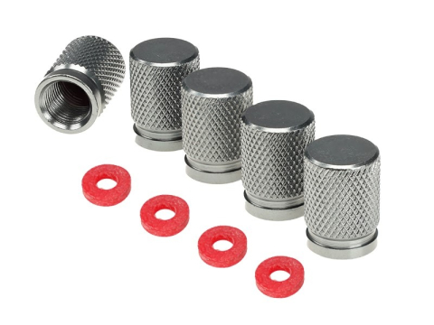 ARTICOLE AUTO - Capace de supapa rotunde din aluminiu, set 5 bucati, bronz