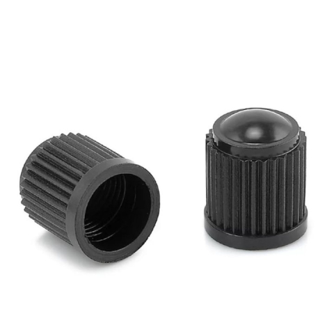 Capace valva ventil auto moto velo, set 10 buc, plastic negru, universale 13x10 mm, protectie supapa anvelope [2]