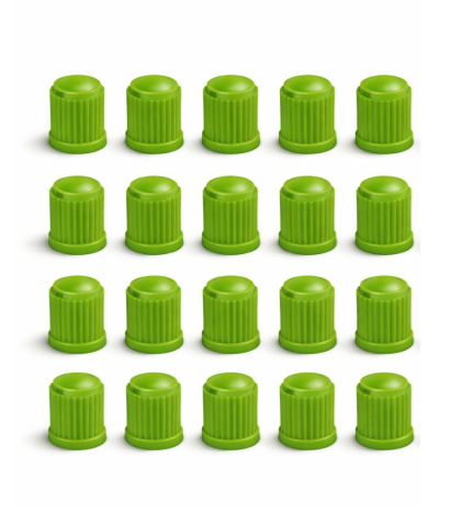 Capace valva ventil auto moto velo, set 20 buc, plastic negru, universale 13x10 mm, protectie supapa anvelope